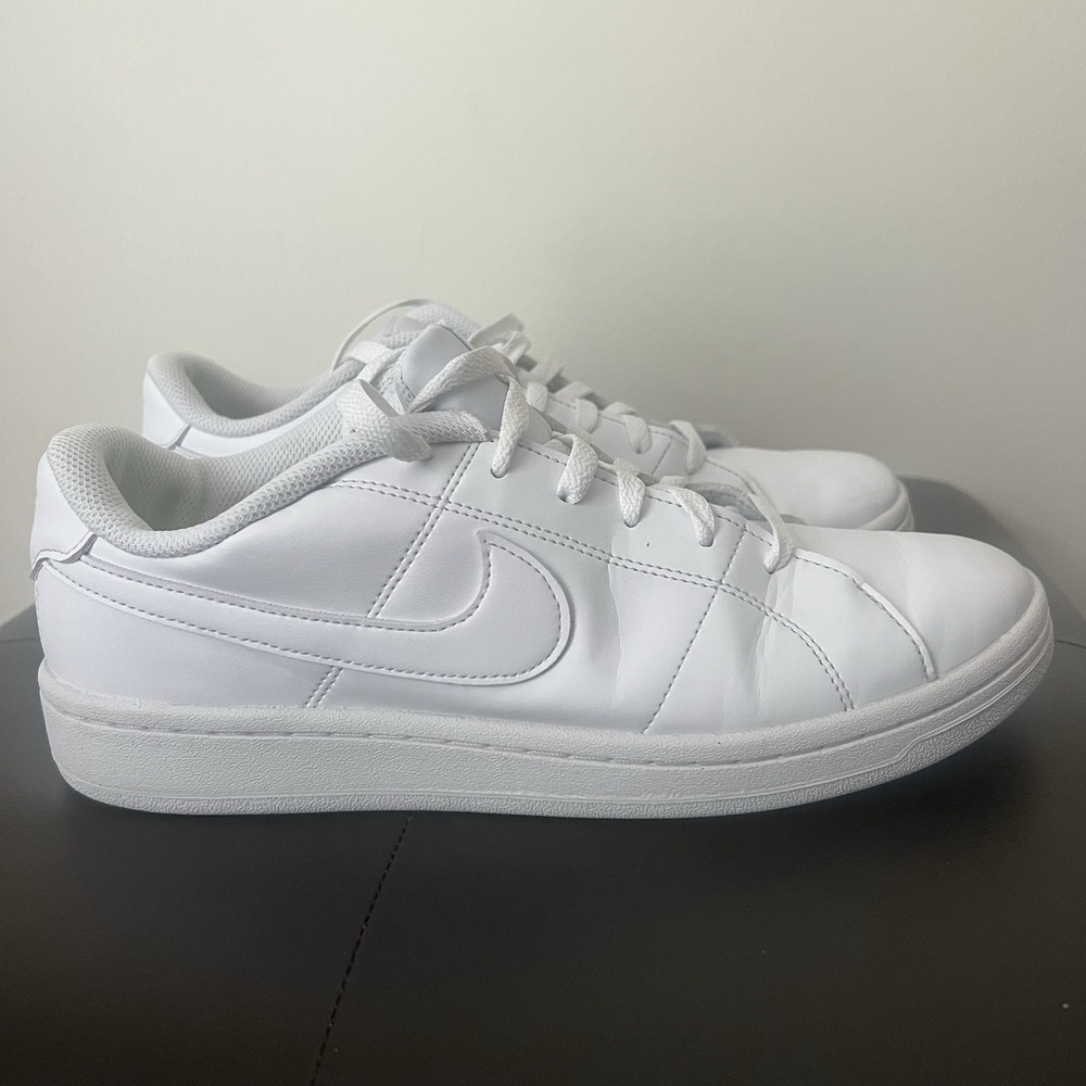 Nike Court Royale 2 SHOES MENS Size 9.5 All White Euro 43